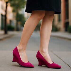 NEW Anthropologie X Jeffrey Campbell Intrigued Heels Purple